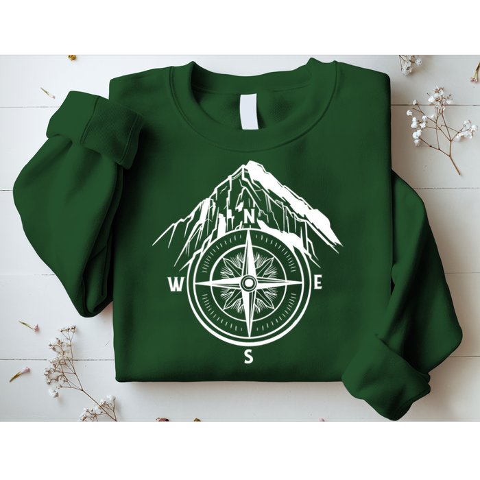 Compass Guide Mountain Sweatshirt