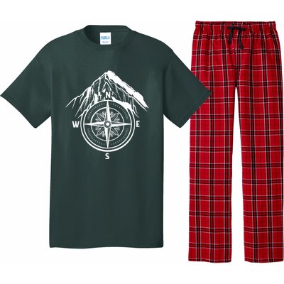 Compass Guide Mountain Pajama Set