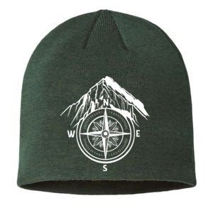 Compass Guide Mountain Sustainable Beanie