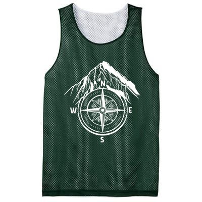 Compass Guide Mountain Mesh Reversible Basketball Jersey Tank