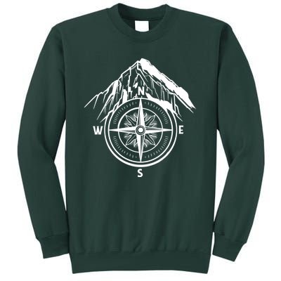 Compass Guide Mountain Tall Sweatshirt