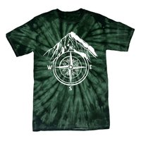 Compass Guide Mountain Tie-Dye T-Shirt