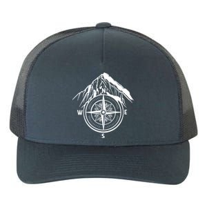 Compass Guide Mountain Yupoong Adult 5-Panel Trucker Hat