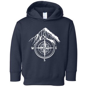 Compass Guide Mountain Toddler Hoodie