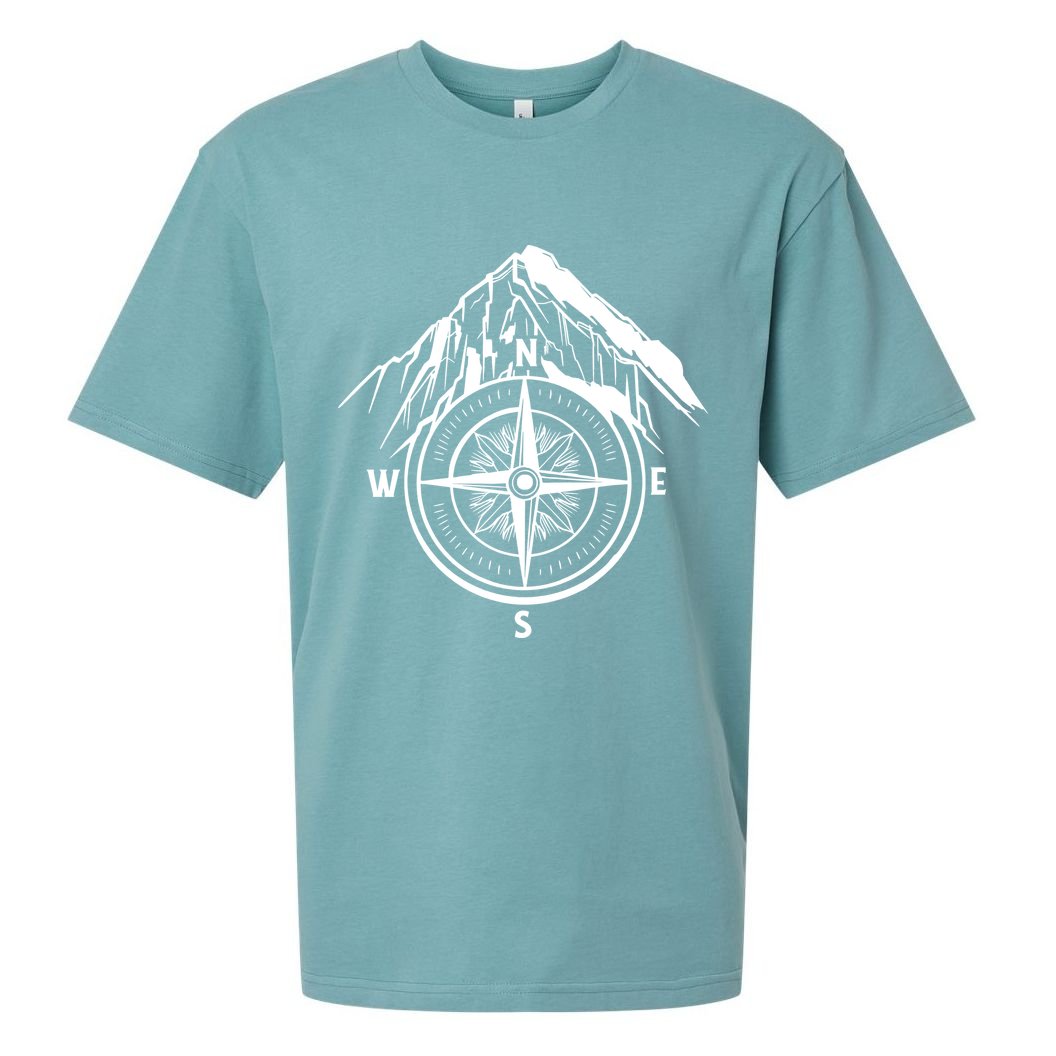 Compass Guide Mountain Sueded Cloud Jersey T-Shirt