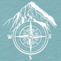 Compass Guide Mountain Sueded Cloud Jersey T-Shirt