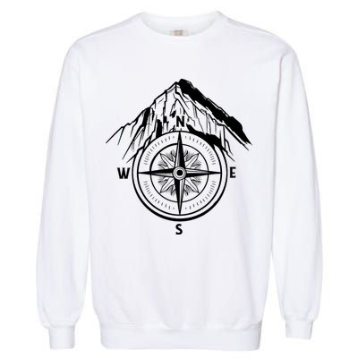 Compass Guide Mountain Garment-Dyed Sweatshirt
