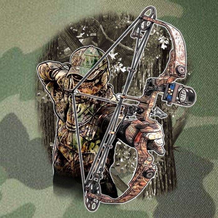 Compound Bow And Arrow Hunter Legacy Tie Dye Trucker Hat