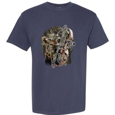 Compound Bow And Arrow Hunter Garment-Dyed Heavyweight T-Shirt