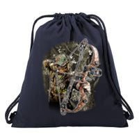 Compound Bow And Arrow Hunter Drawstring Bag