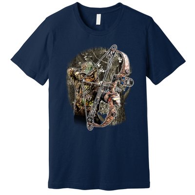 Compound Bow And Arrow Hunter Premium T-Shirt