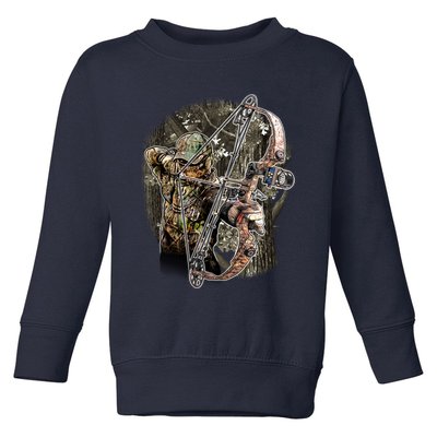 Compound Bow And Arrow Hunter Toddler Sweatshirt