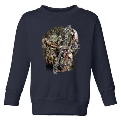 Compound Bow And Arrow Hunter Toddler Sweatshirt