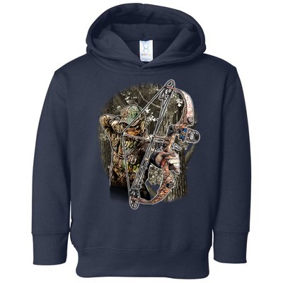Compound Bow And Arrow Hunter Toddler Hoodie