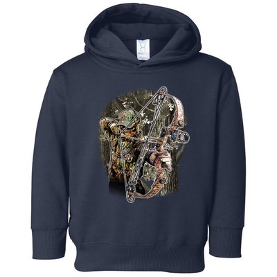 Compound Bow And Arrow Hunter Toddler Hoodie