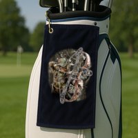 Compound Bow And Arrow Hunter Golf Towel