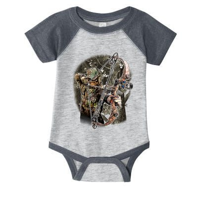 Compound Bow And Arrow Hunter Infant Baby Jersey Bodysuit