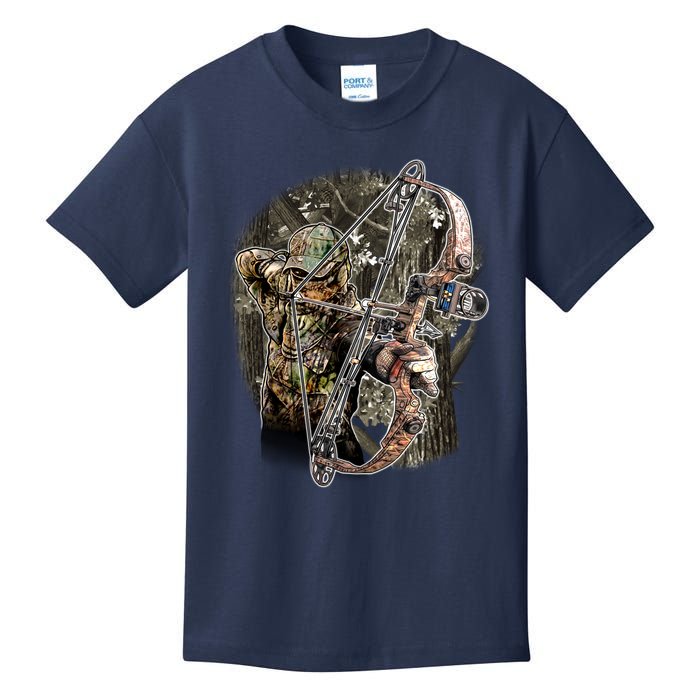 Compound Bow And Arrow Hunter Kids T-Shirt