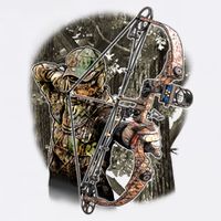 Compound Bow And Arrow Hunter Garment-Dyed Sweatshirt