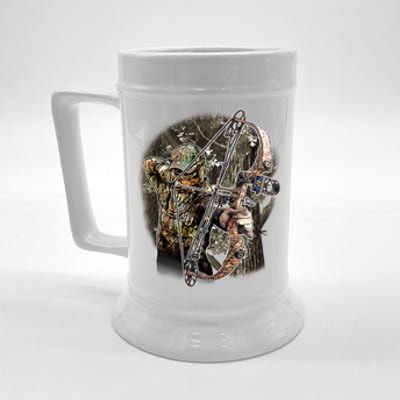 Compound Bow And Arrow Hunter Beer Stein