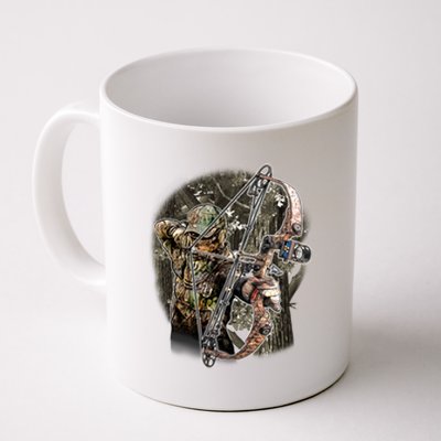 Compound Bow And Arrow Hunter Coffee Mug