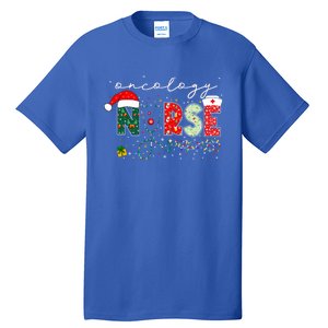 Christmas Oncology Nurse Funny Gift For Nursing Student Gift Tall T-Shirt