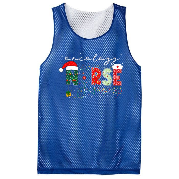 Christmas Oncology Nurse Funny Gift For Nursing Student Gift Mesh Reversible Basketball Jersey Tank