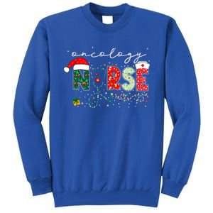 Christmas Oncology Nurse Funny Gift For Nursing Student Gift Tall Sweatshirt