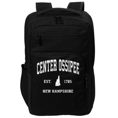 Center Ossipee New Hampshire Nh Vintage Athletic Impact Tech Backpack