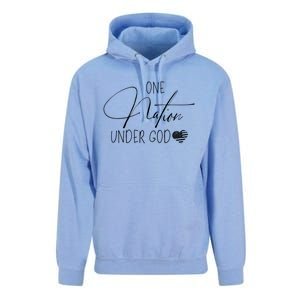 Cute One Nation Under God Usa Unisex Surf Hoodie