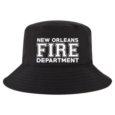 City Of New Orleans Fire Rescue Louisiana Fireman Cool Comfort Performance Bucket Hat