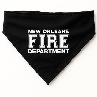 City Of New Orleans Fire Rescue Louisiana Fireman USA-Made Doggie Bandana