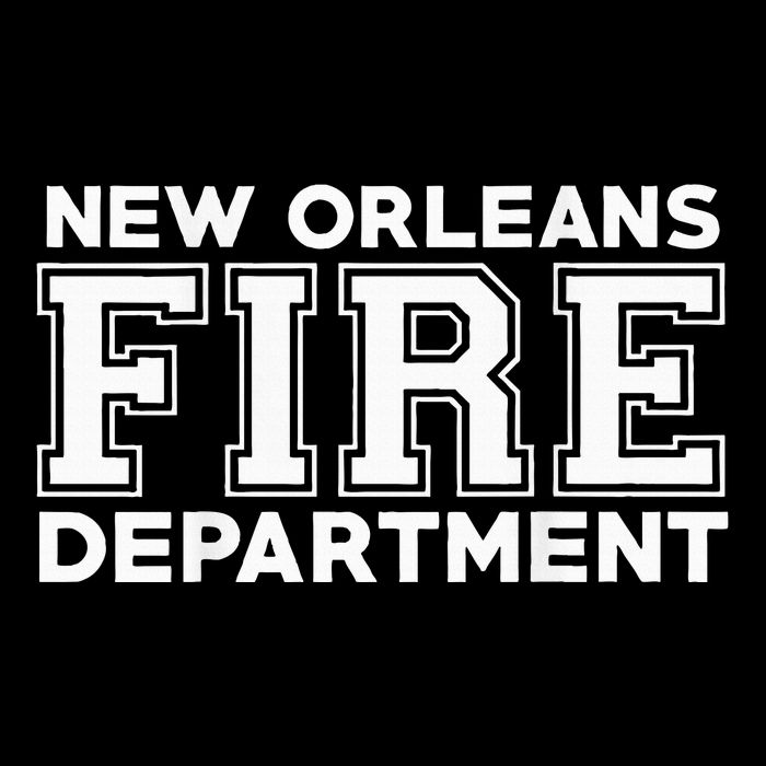City Of New Orleans Fire Rescue Louisiana Fireman V-Neck T-Shirt