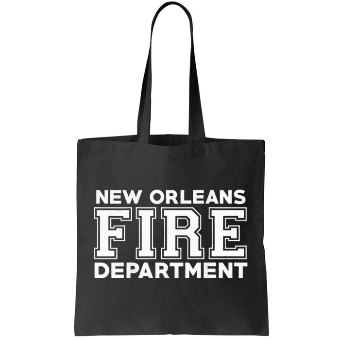 City Of New Orleans Fire Rescue Louisiana Fireman Tote Bag