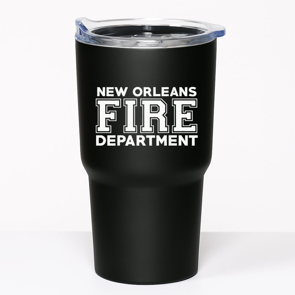 City Of New Orleans Fire Rescue Louisiana Fireman Tumbler