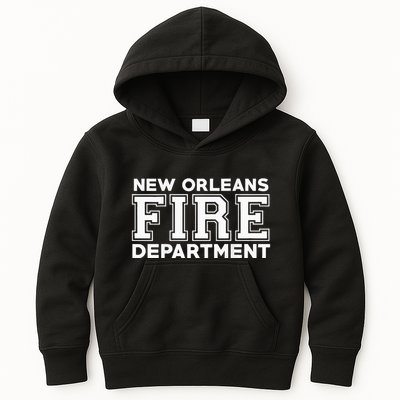 City Of New Orleans Fire Rescue Louisiana Fireman Kids Hoodie
