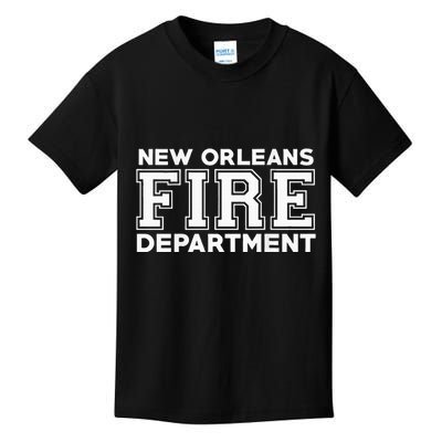 City Of New Orleans Fire Rescue Louisiana Fireman Kids T-Shirt