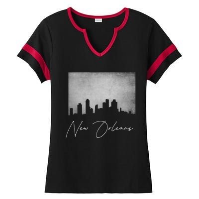 City Of New Orleans Louisiana Ladies Halftime Notch Neck Tee