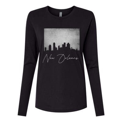 City Of New Orleans Louisiana Womens Cotton Relaxed Long Sleeve T-Shirt