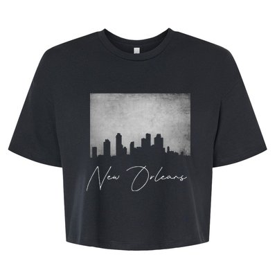 City Of New Orleans Louisiana Bella+Canvas Jersey Crop Tee