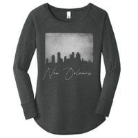 City Of New Orleans Louisiana Women's Perfect Tri Tunic Long Sleeve Shirt