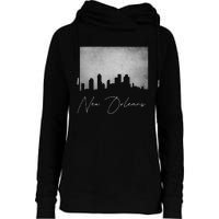 City Of New Orleans Louisiana Womens Funnel Neck Pullover Hood