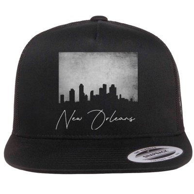 City Of New Orleans Louisiana Flat Bill Trucker Hat