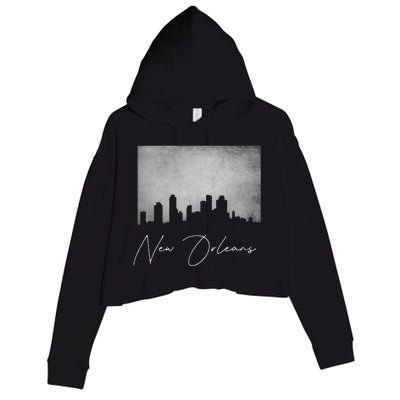 City Of New Orleans Louisiana Crop Fleece Hoodie