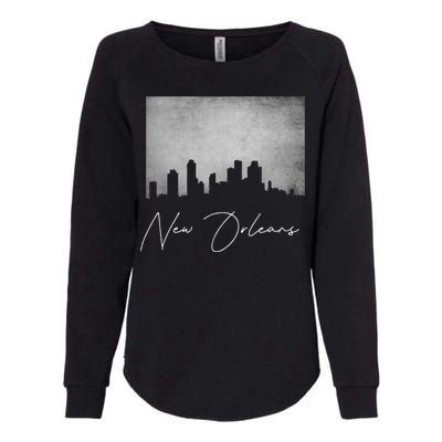 City Of New Orleans Louisiana Womens California Wash Sweatshirt