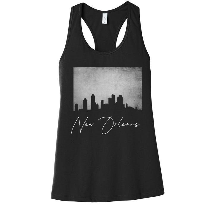 City Of New Orleans Louisiana Women's Racerback Tank