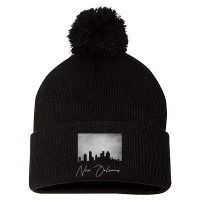 City Of New Orleans Louisiana Pom Pom 12in Knit Beanie