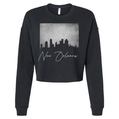 City Of New Orleans Louisiana Cropped Pullover Crew