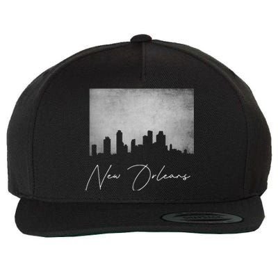 City Of New Orleans Louisiana Wool Snapback Cap