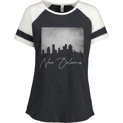 City Of New Orleans Louisiana Enza Ladies Jersey Colorblock Tee